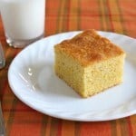 Gluten-Free Maple Cornbread | This sweet cornbread makes a wonderful dessert. It's sweet and cake-like but, happily, not too sweet.