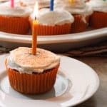 Gluten-Free Spicy Pumpkin Cupcakes with Cream Cheese Icing